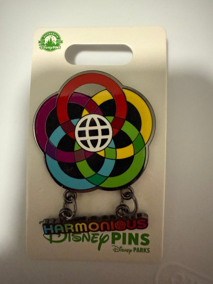 Epcot Harmonious Pin New on Card