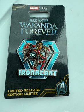 Wakanda Forever Black Panther Ironheart Limited Release Pin New on Card
