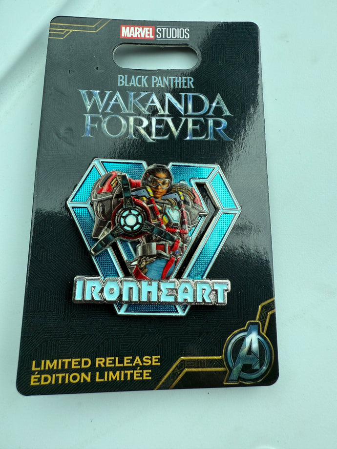 Wakanda Forever Black Panther Ironheart Limited Release Pin New on Card