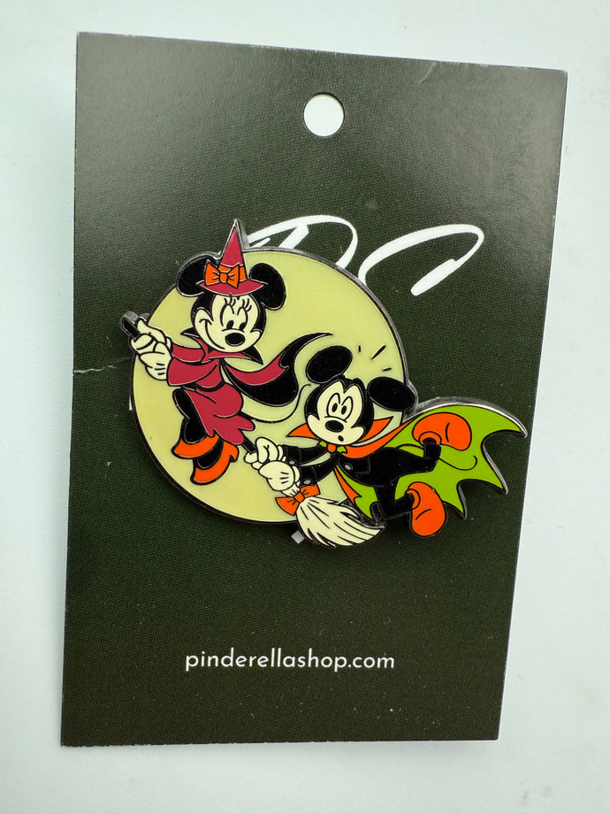 Mickey and Minnie Halloween Pin