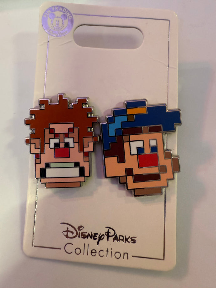 Wreck it Ralph 2 Pin Set New on Card