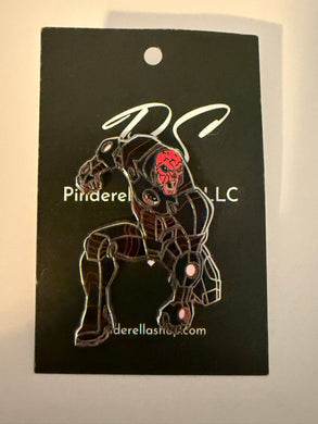 Red Skull Pin