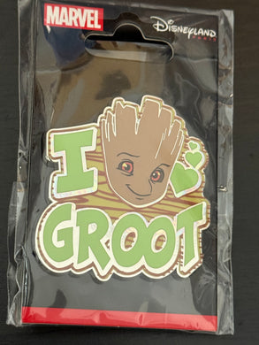 I am Groot Disneyland Paris Pin New on Card