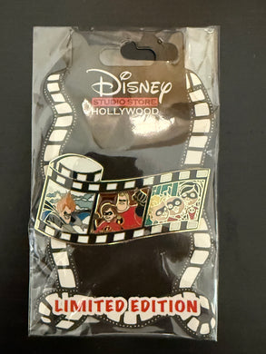 DSSH Incredibles Film Strip Limited Edition Pin New on Card
