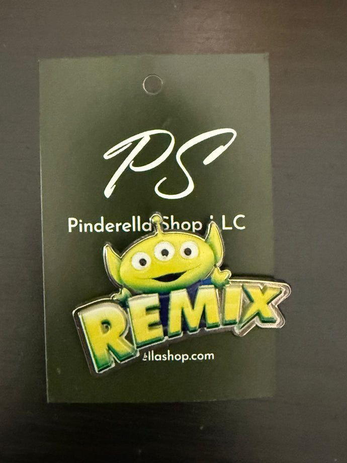 Alien Remix Pin