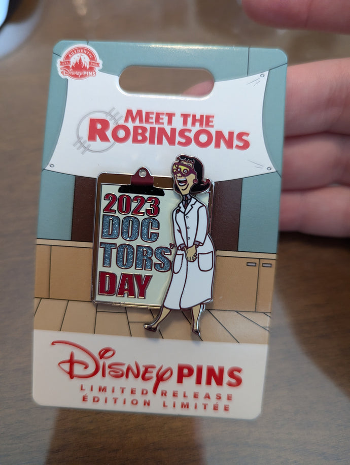 2023 Doctor's Day Meet The Robinsons Limited Release Pin