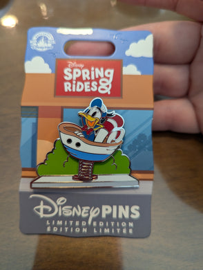 Donald Duck Spring Rides Limited Edition Pin