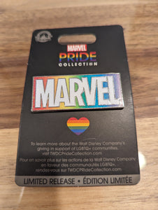 Marvel Pride Limited Release Pin New on Card
