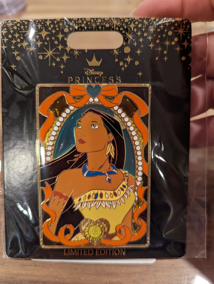 Pocahontas Limited Edition Pin New on Card