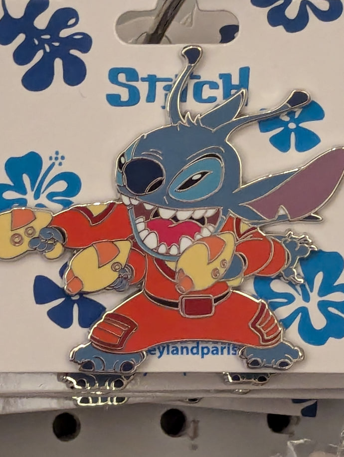 Stitch Disneyland Paris Pin New on Card