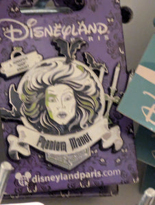 Madam Leota Phantom Manor Disneyland Paris Pin New on Card