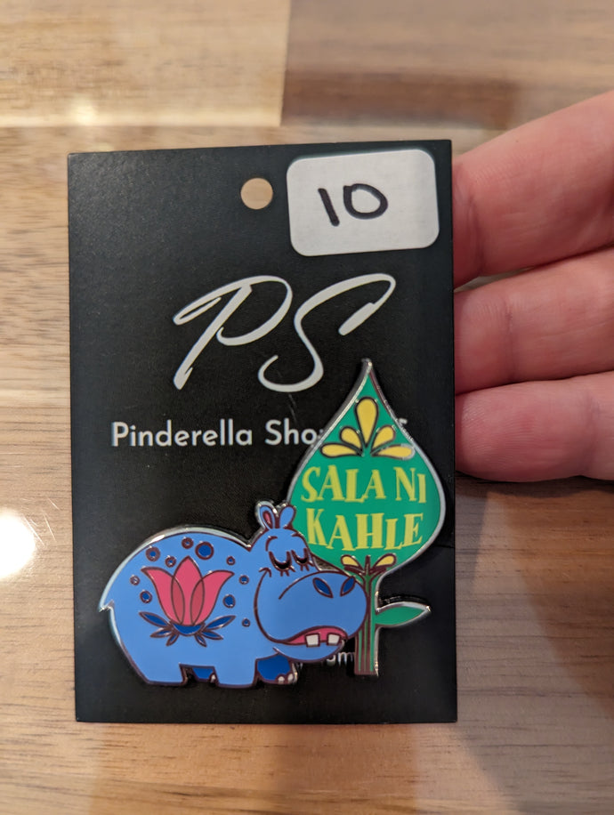 Small World Hippo Pin