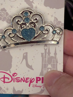 Cinderella Tiara Pin New on Card