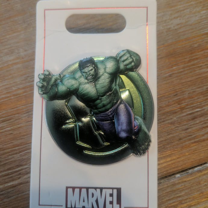 Hulk from The Avengers Pin New on Card