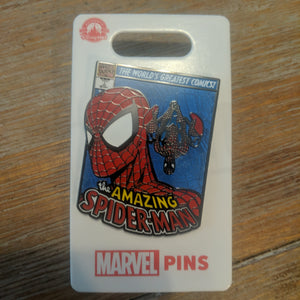 The Amazing Spiderman Pin New on Card
