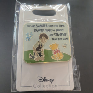 Christopher Robin and Winnie the Pooh Pin New on Card