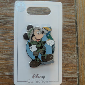 Safari Mickey Pin New on Card