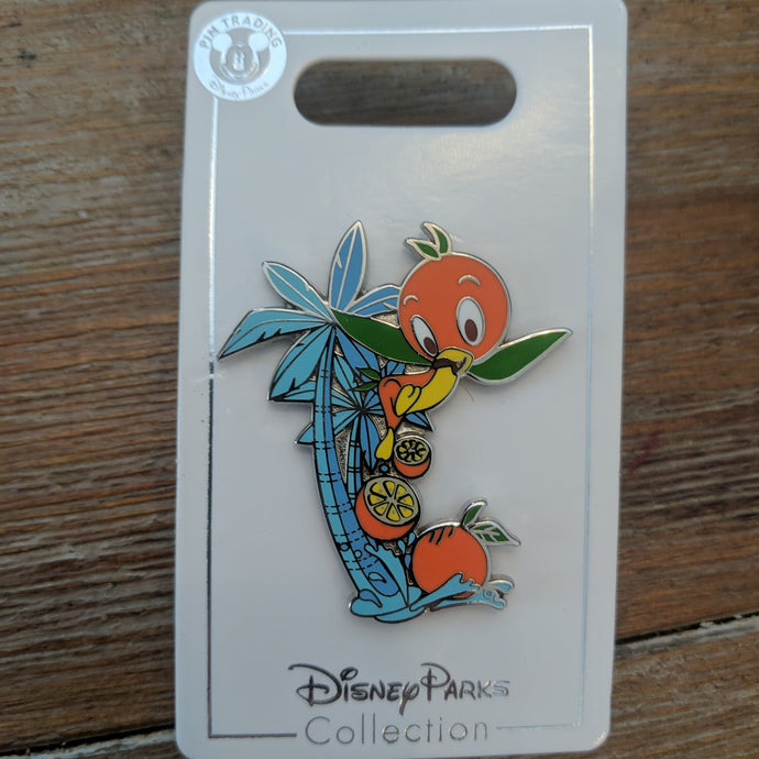 Orange Bird Pin New on Card