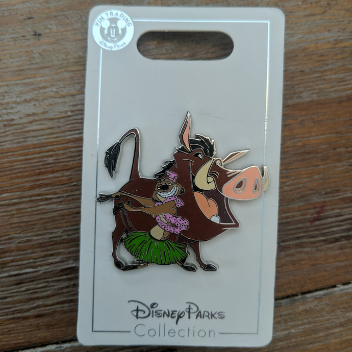 Timon and Pumba from The Lion King Pin New on Card