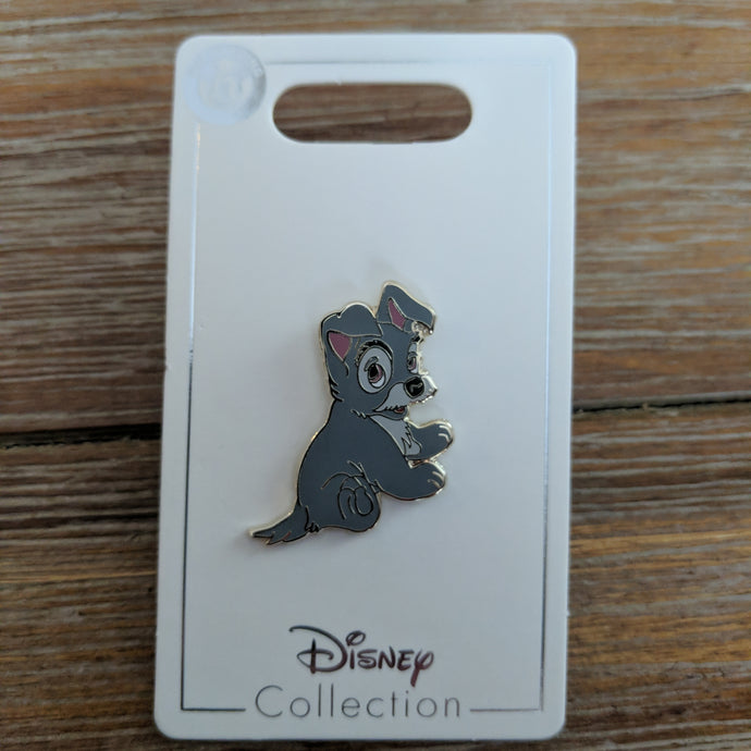 Scamp from Lady and the Tramp Pin New on Card