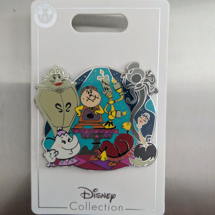 Beauty and the Beast Cluster Pin