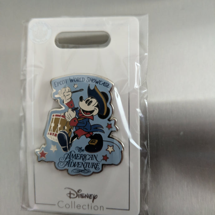 Mickey Epcot American Adventure Pin