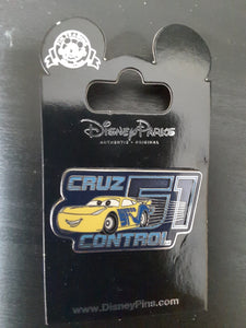 Cruz Control #51 from Cars 3 Pin New on Card
