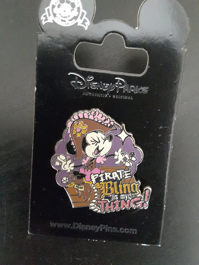 Pirate Minnie Pirate Bling is My Thing Pin New on Card