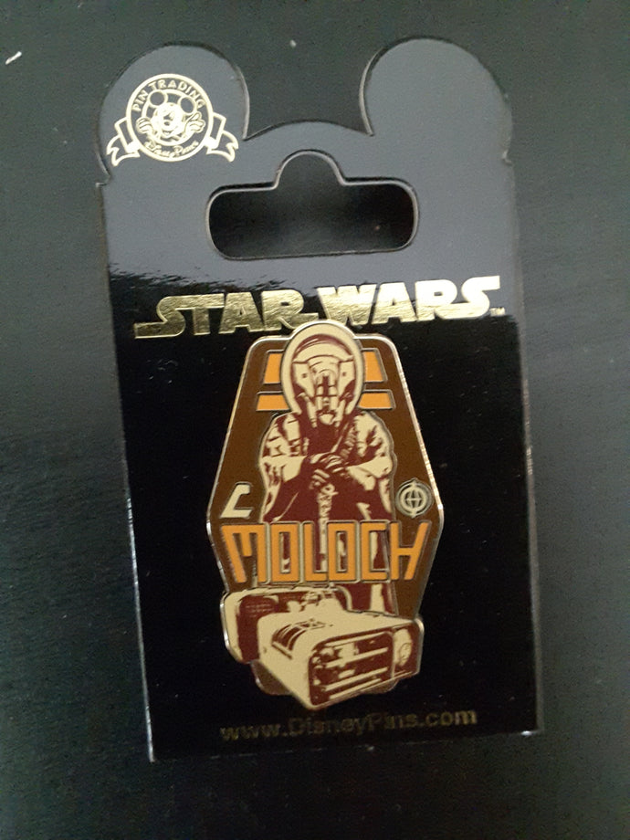 Star Wars Moloch Pin on Card