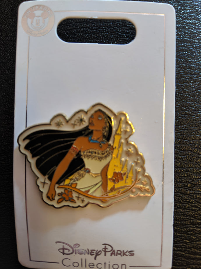 Pocahontas Pin New on Card