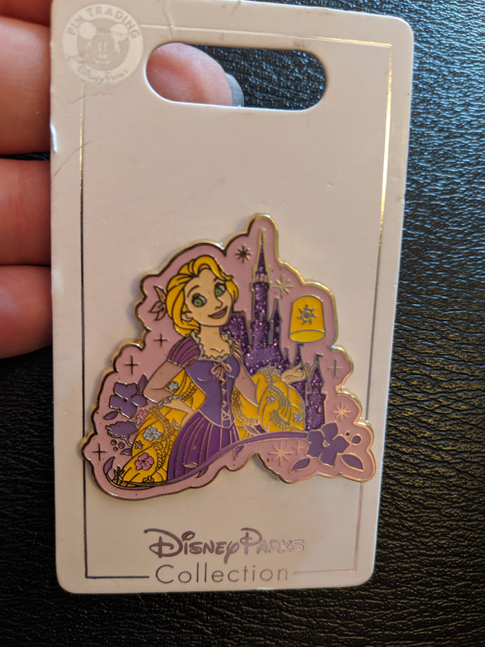 Rapunzel Pin New on Card