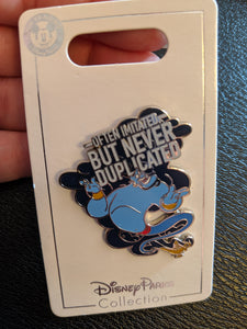 Genie Often Imitated But Never Duplicated Pin New on Card from Aladdin