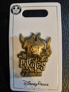 Mickey Mouse Pirates of the Caribbean Pin New on Card