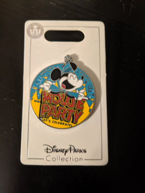 Mouse Party Mickey's 90th Birthday Pin New on Card