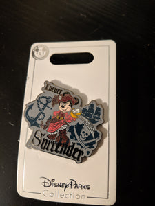 Minnie Mouse I Never Surrender Pin New on Card