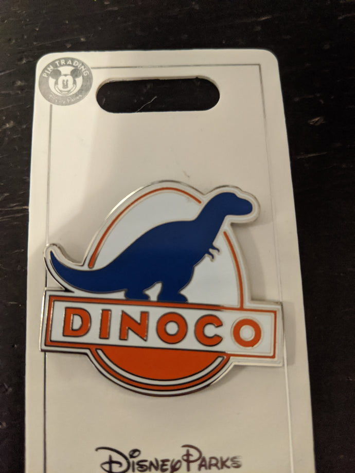 Dinoco from Cars Pin New on Card