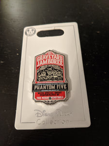 Graveyard Jamboree from Haunted Mansion Pin New on Card