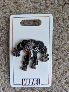 Marvel Venom Spiderman Villain Pin New on Card