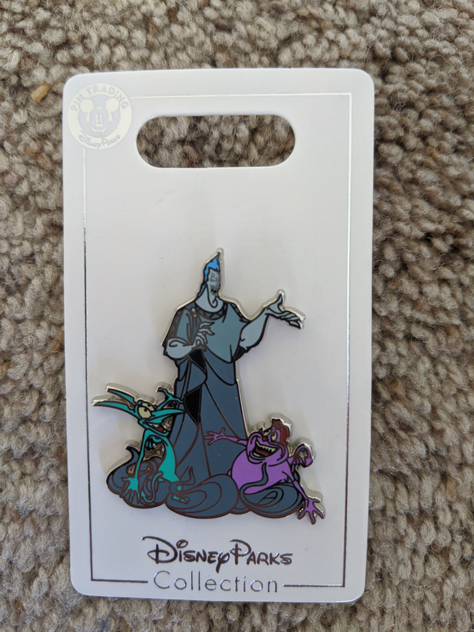 Hades, Pain, and Panic Pin New on Card
