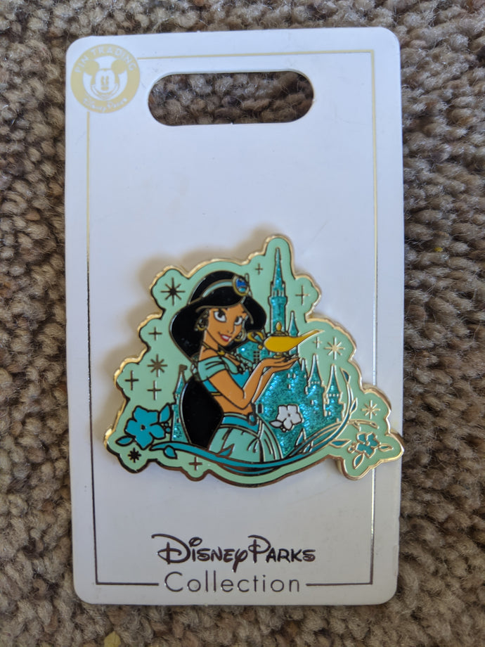 Princess Jasmine Pin New on Card