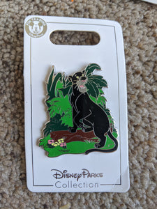 Baghera from Jungle Book Pin New on Card