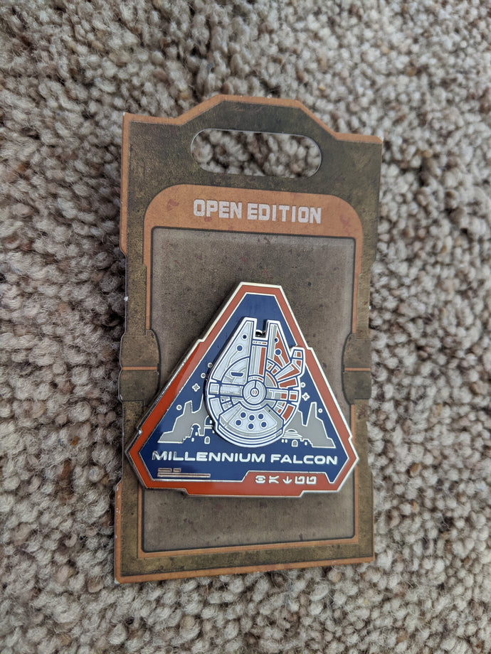 Millenium Falcon Pin New on Card