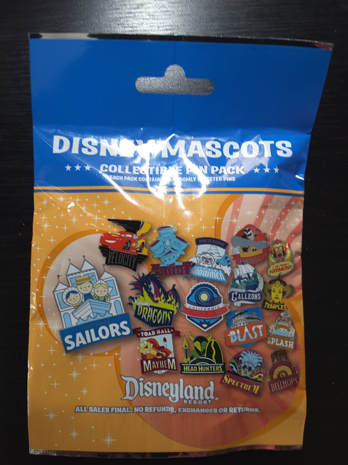 Disneyland Mascots 5 Pin Mystery Bag