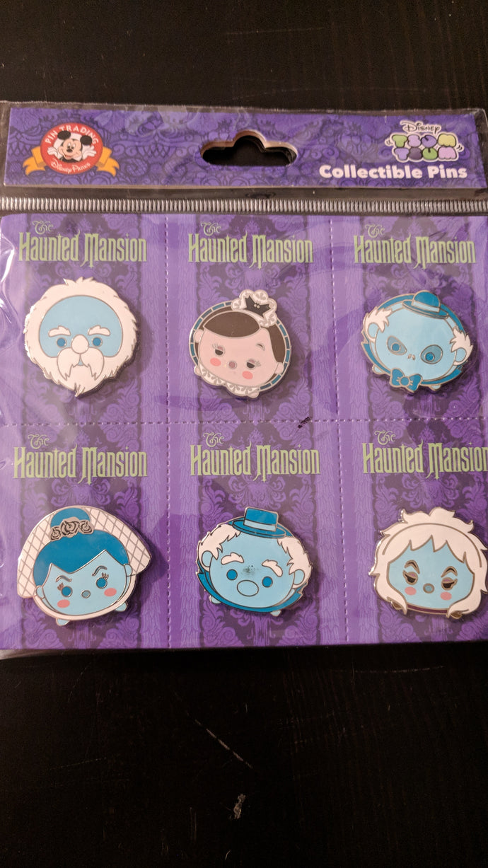 Haunted Mansion Tsum 6 Pin Booster New in Package
