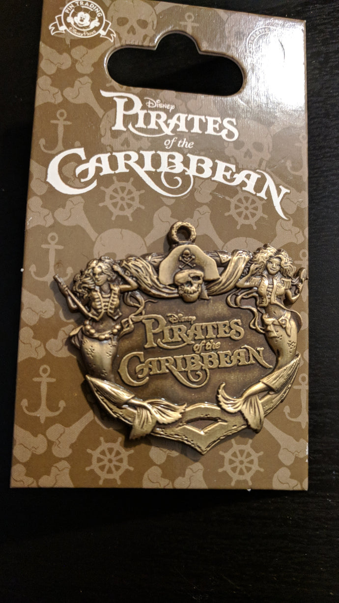 Pirates of the Caribbean Pin New on Card