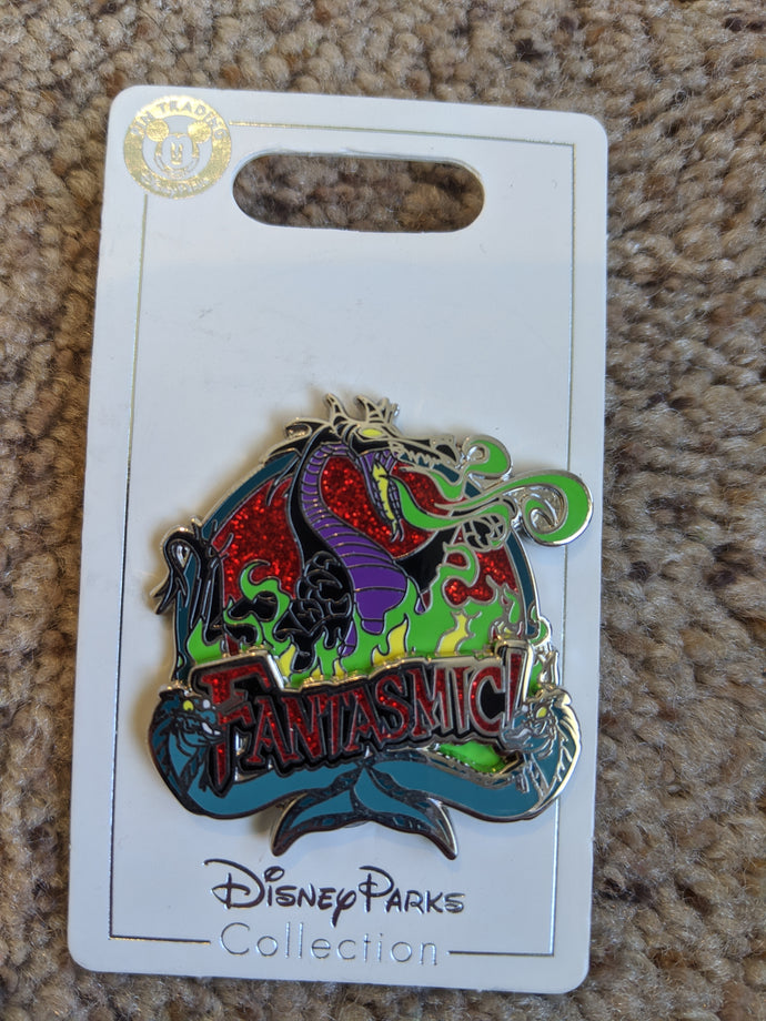 Fantasmic Pin New on Card