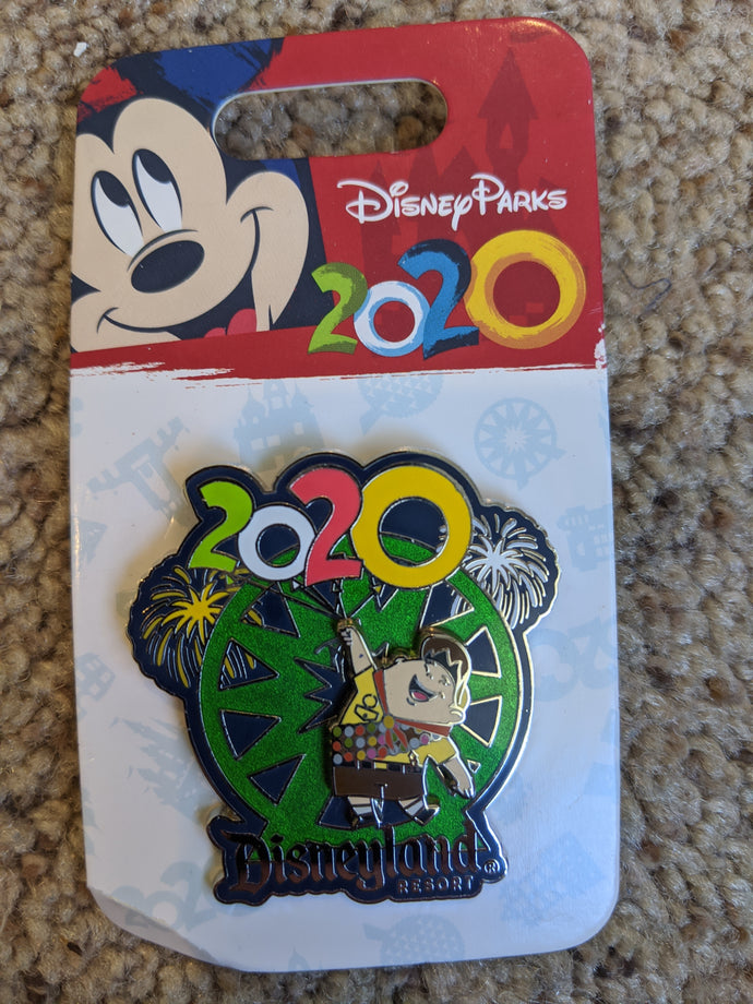 2020 Disneyland Up Pin New on Card