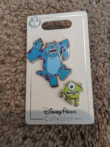 Monster Inc 2 Pin Set New on Card