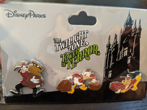 Twilight Zone Tower of Terror 3 Pin Set New in Package