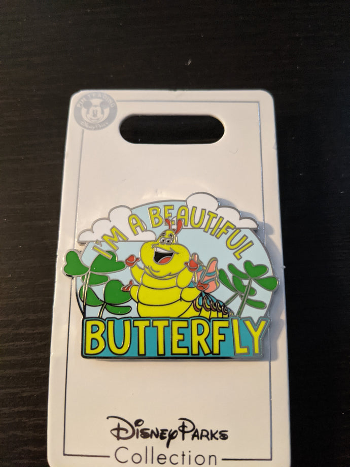 Heimlich I'm a Beautiful Butterfly Pin New on Card